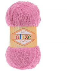 Пряжа ALIZE Softy (100% микрополиэстер) (191 светло-розовый) 5 шт