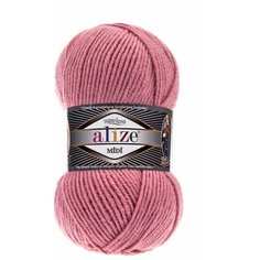 Пряжа ALIZE SUPERLANA MIDI 100гр. 170м (25% Шерсть - 75% Aкрил) (204 розовый) 5 шт