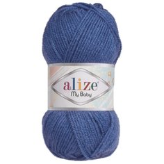 Пряжа Alize My baby 50г 150м (100% акрил) (353 джинс) 5 шт