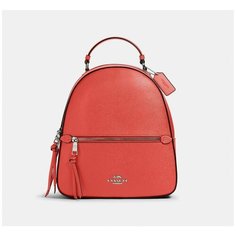 Женский кожаный рюкзак Coach Jordyn Tangerine