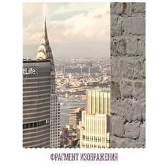 Фотообои флизелиновые Топ Фотообои 3D Тоннель с кирпичными стенами 300х270 (ШхВ) Светло-серый/серо-бежевый/светло-коричневый/светло-оранжевый/ бледно-желтый