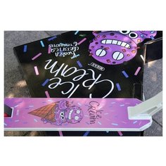 Трюковый самокат Micar M-802 Ice Cream White-pink