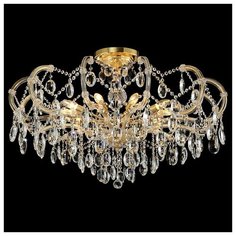 Подвесная люстра HOLLYWOOD SP-PL10 GOLD D1000 Crystal lux