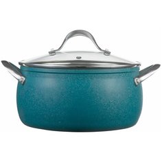 Кастрюля с антипригарным покрытием со стеклянной крышкой, 18см/2,3л TAVOLONE Emerald (406-148)