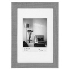 Фоторамка Walther NB520D 15x20 Senso дерево (серая)