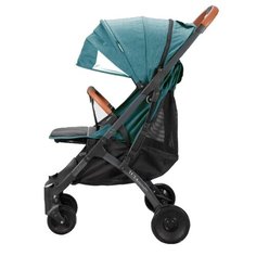 Прогулочная коляска Yoya Plus Pro 2019 (сумка-чехол, подстак., дожд., москит., бампер, бамбук. коврик, ремешок на руку, накидка на ножки, крючок для сумок, корзина д/покупок), изумрудный/черная рама, цвет шасси: черный