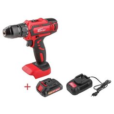 Аккумуляторная дрель-шуруповерт Wortex BD 1825-1 DLi + аккумулятор CBL 1820 + зарядное устройство FC 2120-1