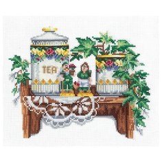 Набор для вышивания СДЕЛАЙ СВОИМИ РУКАМИ П-38 Полуденный чай 22х18 см