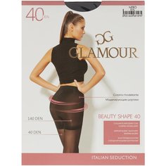 Колготки Glamour Beauty Shape, 40 den, размер 5-XL, nero (черный)