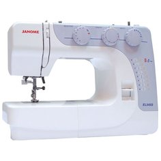Швейная машина Janome EL545S, бело-голубой