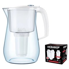 Фильтр кувшин Аквафор Прованс А5 с комплектом сменных модулей Аквафор А5 (3+1) 4.2 л белый