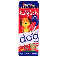 Многоразовые прописи на пружинке. Первые английские слова АЙРИС пресс