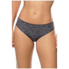 Empreinte Трусы слипы Eva средней посадки с цветочным принтом, размер 44, темно-серый