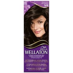 Wellaton стойкая крем-краска для волос, 3/0 темный шатен