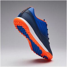 Бутсы футбольные детские (сороконожки) AGILITY 500 HG, размер: 36, цвет: Синий Графит/Яркий Индиго KIPSTA Х Декатлон Decathlon