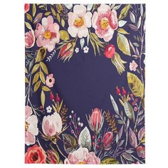 Большой плюшевый плед JoyArty 150x200 из микрофибры (велсофт) Букет из полевых цветов на диван или кресло