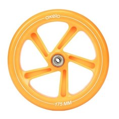 Колесо с подшипником ABEC 5 для самокатов MID 7 и MID 9 оранжевое OXELO Х Декатлон NO SIZE Decathlon