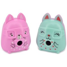 Точилка с контейнером, 1 отверстие "FUNSHARP. РОЗОВЫЙ КОТИК", 2 цвета в ассортименте Bruno Visconti