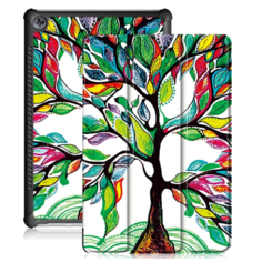 Чехол-обложка MyPads для ASUS ZenPad 3s 10 / ASUS ZenPad 10 Z500M 9.7 тонкий умный кожаный на пластиковой основе с трансформацией в подставку (Сказочное дерево)