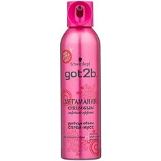 Got2b спрей-мусс Мегамания, 250 мл