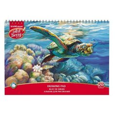 Альбом для рисования ErichKrause Черепаха 29.7 х 21 см (A4), 120 г/м², 20 л.