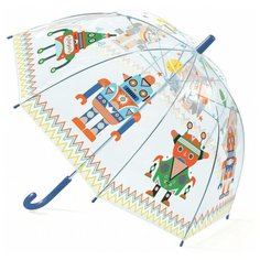 Зонт DJECO прозрачный/зеленый/синий