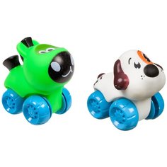 Развивающая игрушка BONDIBON Baby You Пони и собачка ВВ3421, зеленый/белый/голубой