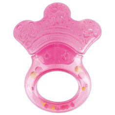 Прорезыватель-погремушка Canpol Babies Лапка 56/136 розовый