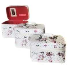 Набор бьюти кейсов из 3 шт. "Романтика. Paris" блёстки Beauty Style