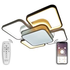 Светильник белый, светодиоды, LED 120W 81038/8C Natali Kovaltseva Поддержка управления со смартфона или планшента