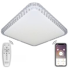 Светодиодная люстра, LED 80W LED LAMPS 81080 Natali Kovaltseva Управление со смартфона, планшета и пульта. Много настроек свечения