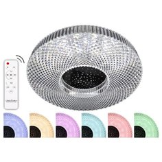 Светодиодная люстра RGB, LED 16 цветов 60W LED LAMPS 81083 Natali Kovaltseva Управление с пульта. Много настроек свечения