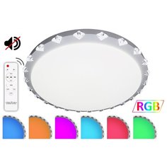 Светодиодная люстра RGB, LED 16 цветов 80W LED LAMPS 81074 Natali Kovaltseva Управление с пульта. Много настроек свечения