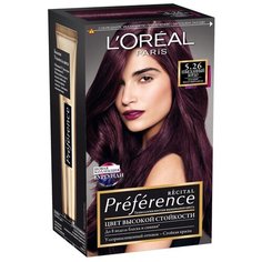 LOreal Paris Preference Recital стойкая краска для волос, 5.26, Изысканный Бордо