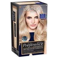 LOreal Paris Preference Recital стойкая краска для волос, 9.13, Байкал