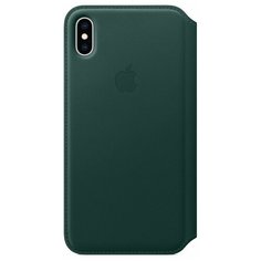 Чехол-книжка Apple Folio кожаный для iPhone XS Max forest green