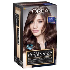 LOreal Paris Preference Recital стойкая краска для волос, 6.21, Риволи