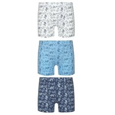 Трусы BAYKAR 3 шт., размер 158/164, молочный/голубой/синий