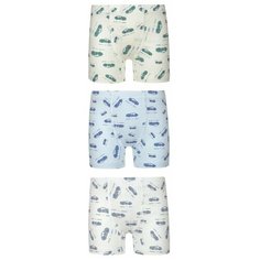 Трусы BAYKAR 3 шт., размер 134/140, молочный/голубой/бежевый
