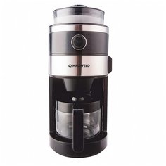 Кофеварка MAUNFELD MF-731BK, нержавеющая сталь