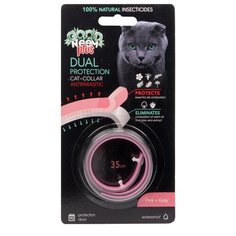 GOOD NEEM ошейник от блох и клещей Plus двухслойный для кошек и котят, 35 см, розовый