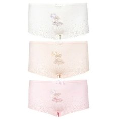 Трусики BAYKAR 3 шт., размер 134/140, молочный/персиковый/розовый