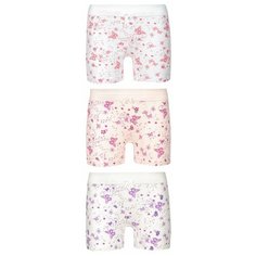 Трусики BAYKAR 3 шт., размер 110/116, белый/молочный/персиковый