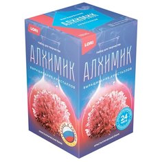 Набор для исследований LORI Алхимик. Кристаллический ежик красный