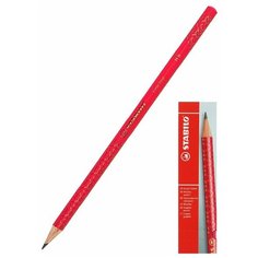 КАРАНДАШ Ч/ГР STABILO FINE LINE HB РОЗОВЫЙ/ЗОЛОТОЙ КОРПУС, 12 шт