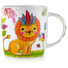 Кружка с детским рисунком Walmer Львёнок в подарочной упаковке, 0,35л, W16160134