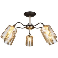 Люстра потолочная 5*60Вт E27 MD.4052-5-S BK+FGD Imex