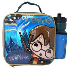 Ланч-бокс Гарри Поттер с бутылкой (HARRY POTTER KAWAII 3D LUNCH BAG WITH BOTTLE) Blue Sky