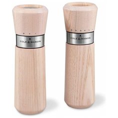 Набор мельниц для перца и соли Lyndhurst Nordic White 185мм 2 шт. Cole & Mason