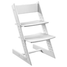 Растущий стульчик Конек Горбунёк из массива бука (13306), белый